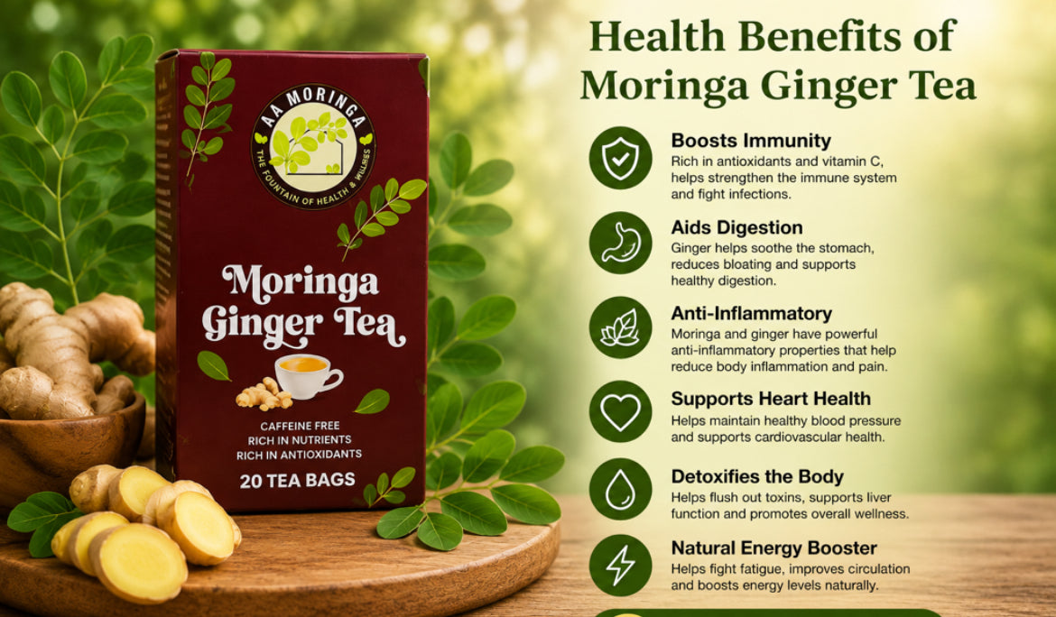 Moringa ginger tea
